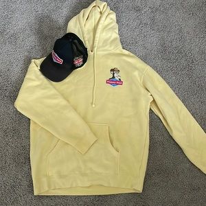 Happy dad sweatshirt and hat